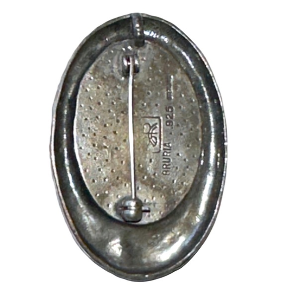 Bruria Tamir Brooch/Necklace Roman Glass Vintage Israel - Picture 2 of 3